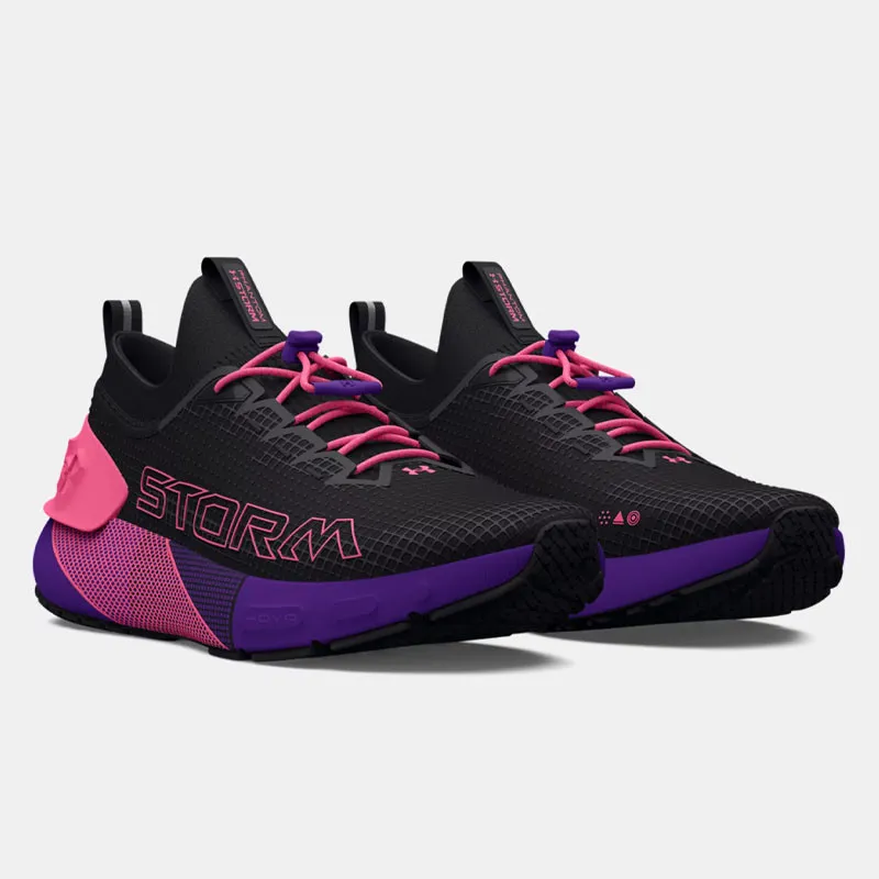 Chaussure de course Under Armour HOVR™ Phantom 3 SE Storm - Black/Pink